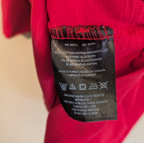 Free People Ellery Red Blouse Top Size XS - Picture 5 of 6